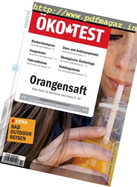 Okotest – April 2018 Cover