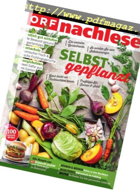 ORF Nachlese – April 2018 Cover