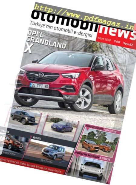 Otomobil News – Mart 2018 Cover
