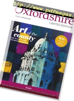 Oxfordshire Limited Edition – May 2018