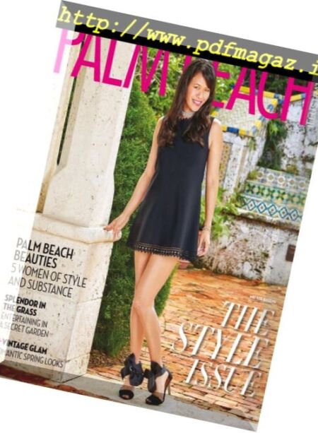 Palm Beach Illustrated – March 2018 Cover