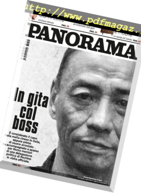 Panorama Italia – 12 aprile 2018 Cover
