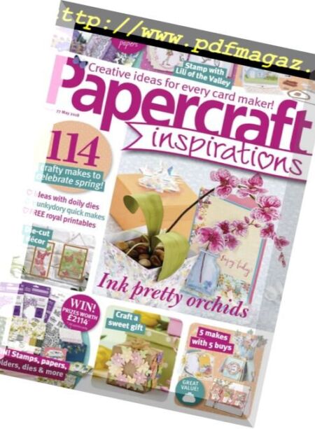 Papercraft Inspirations – June 2018 Cover
