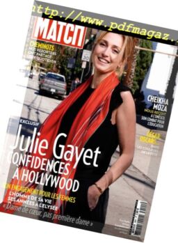 Paris Match – 8 mars 2018