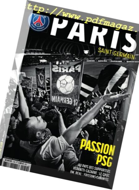 Paris Saint-Germain Le Magazine – mars-avril 2018 Cover