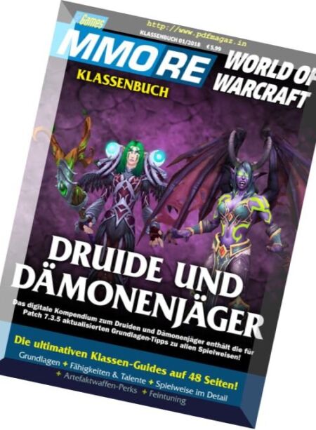 PC Games Mmore Klassenbuch – Druide und Damonenjager – Nr.1 2018 Cover