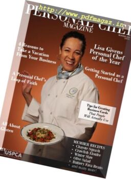 Personal Chef – Winter 2017-2018