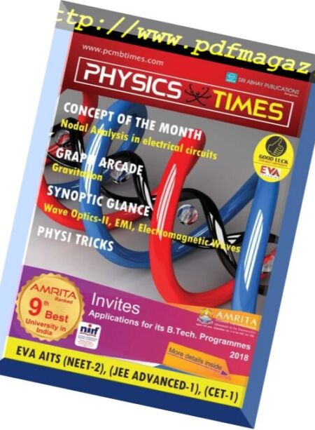 Physics Times – April 2018 Cover