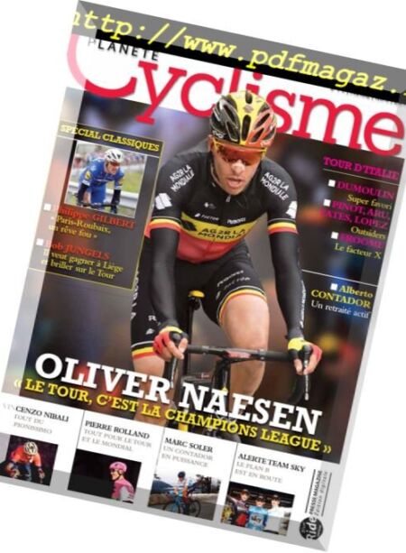 Planete Cyclisme – avril 2018 Cover