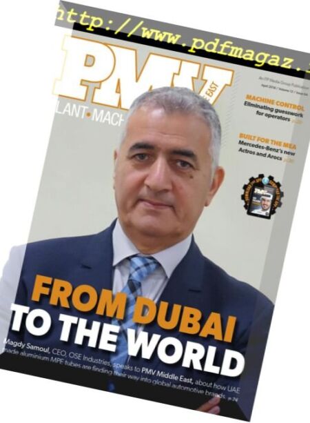 PMV Middle East – April 2018 Cover
