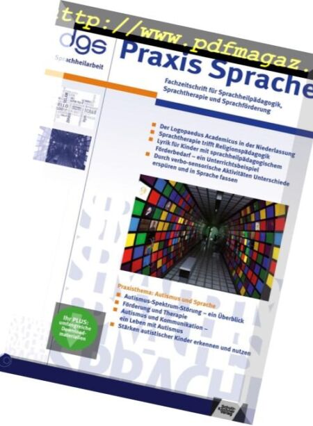 Praxis Sprache – April 2018 Cover