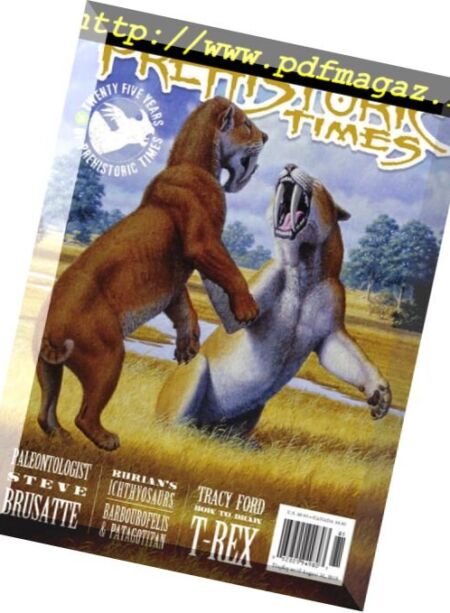 Prehistoric Times – April 2018 Cover