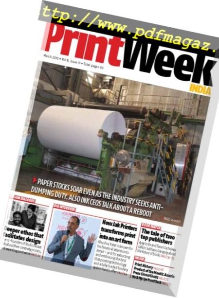 PrintWeek India – March 2018 Cover