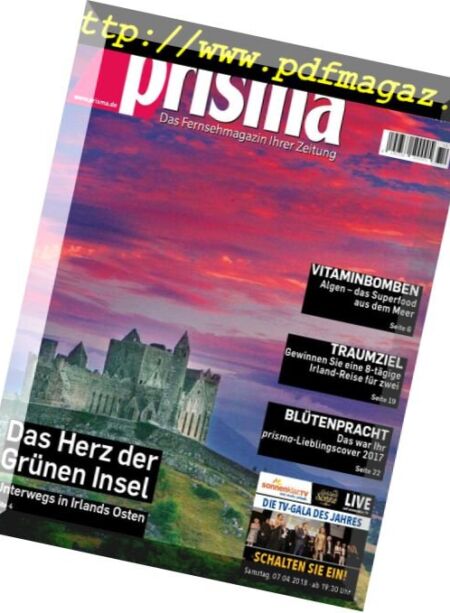 Prisma – 7 April 2018 Cover