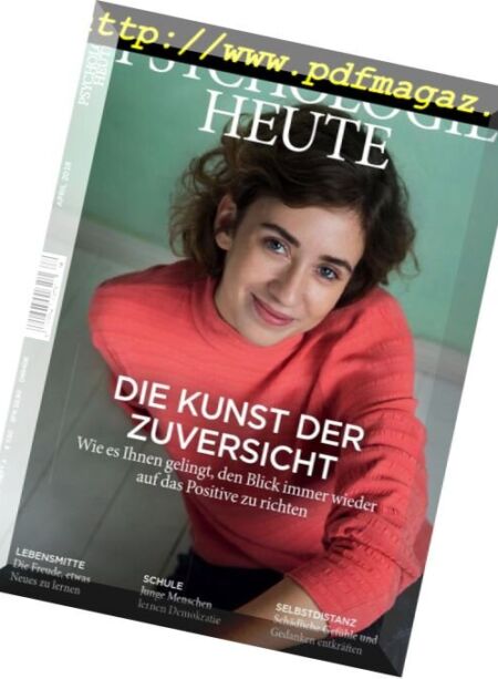 Psychologie Heute – April 2018 Cover
