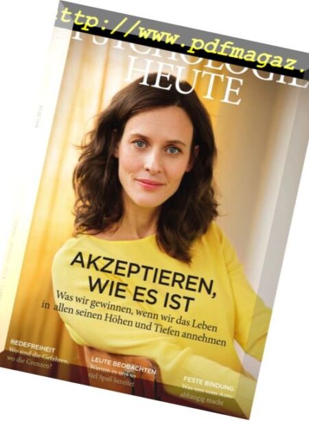 Psychologie Heute – Mai 2018 Cover