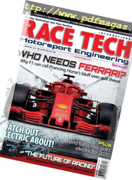 Race Tech – March 2018 Cover