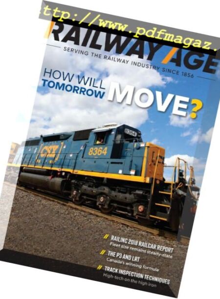 Railway Age – April 2018 Cover