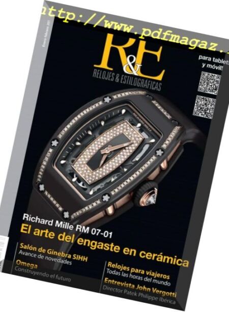 R&E-Relojes&Estilograficas – enero 2018 Cover