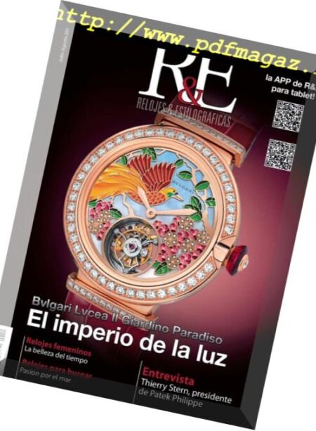 R&E-Relojes&Estilograficas – julio 2016 Cover
