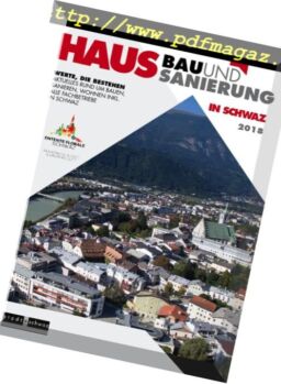 Rathausinfo Sonderheft – Hausbau und Sanierung in Schwaz 2018