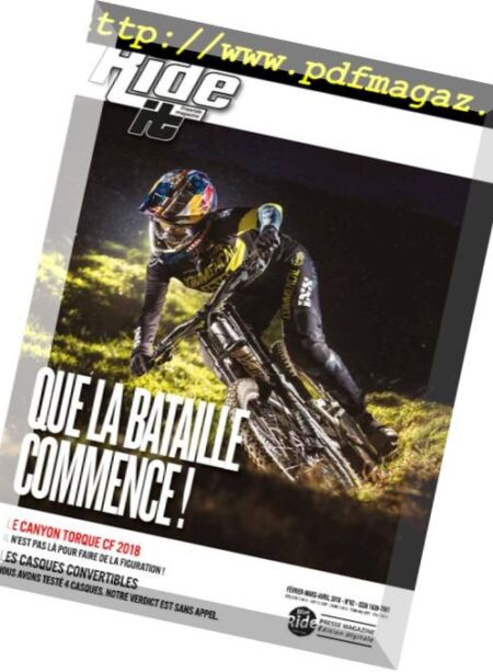 Ride It – mars 2018 Cover