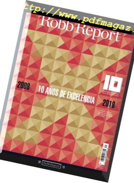 Robb Report Espana – abril 2018 Cover