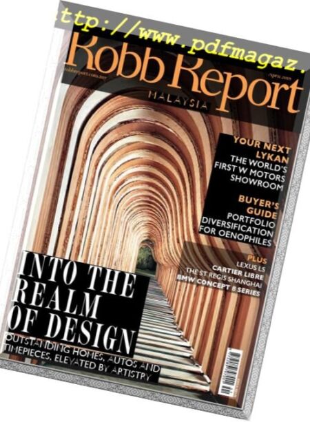 Robb Report Malaysia – April 2018 Cover