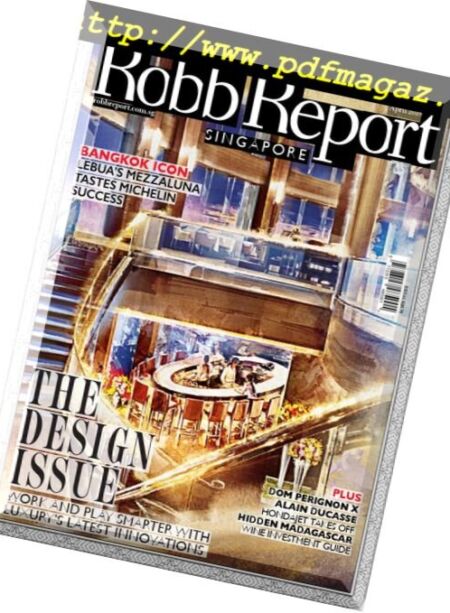 Robb Report Singapore – April 2018 Cover