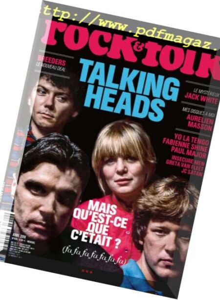 Rock & Folk – avril 2018 Cover