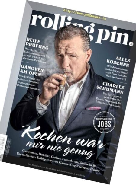 Rolling Pin – Nr.218, 2018 Cover