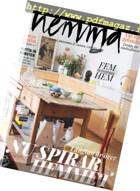 Rum Hemma – april 2018 Cover