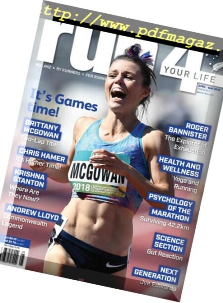 Run For Your Life – April 2018 Cover