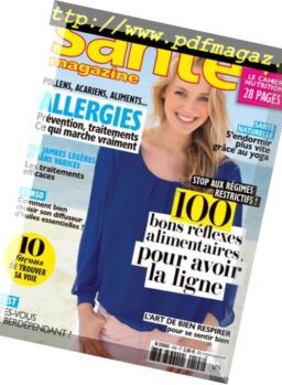 Sante Magazine – avril 2018