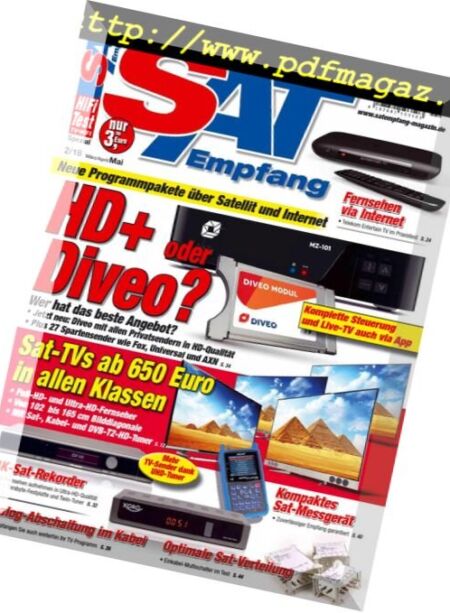 Sat Empfang – April 2018 Cover