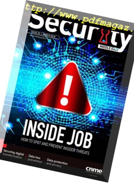 Security Advisor Middle East – March 2018 Cover