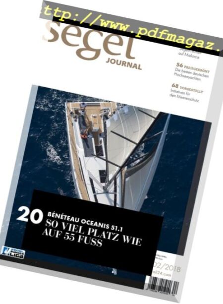 Segel Journal – Marz-April 2018 Cover