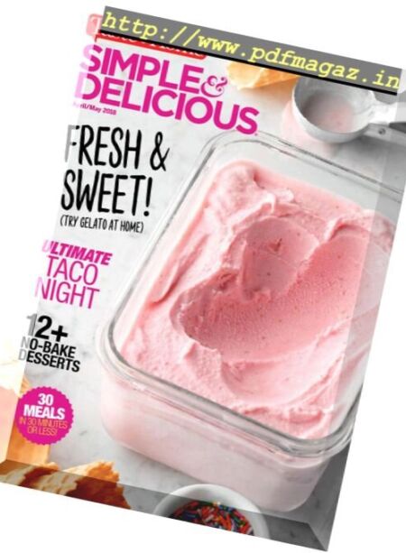 Simple & Delicious – April-May 2018 Cover