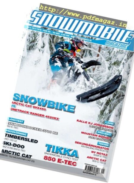 Snowmobile Magazine – Nr.5, 2017-2018 Cover