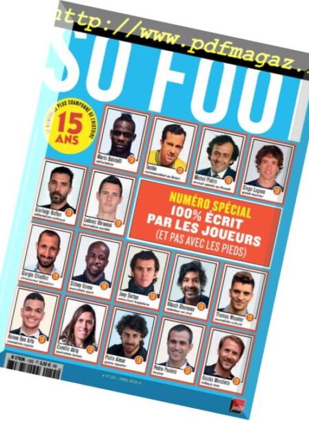 So Foot – avril 2018 Cover