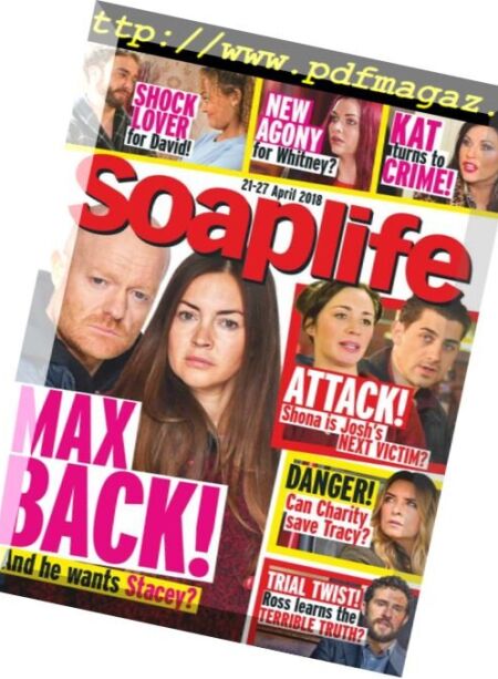 Soaplife – 21 April 2018 Cover