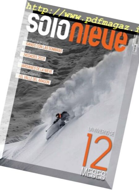 Solo Nieve – marzo 2018 Cover
