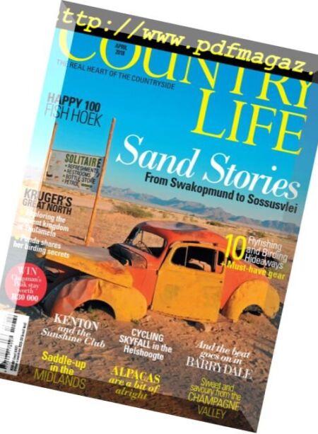 South African Country Life – April 2018 Cover