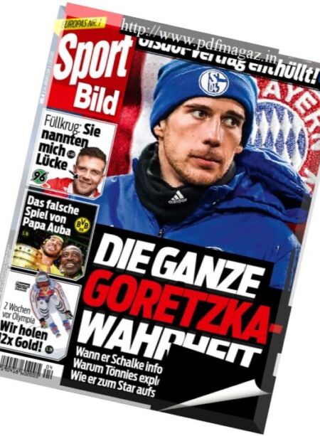 Sport Bild – 24 Januar 2018 Cover