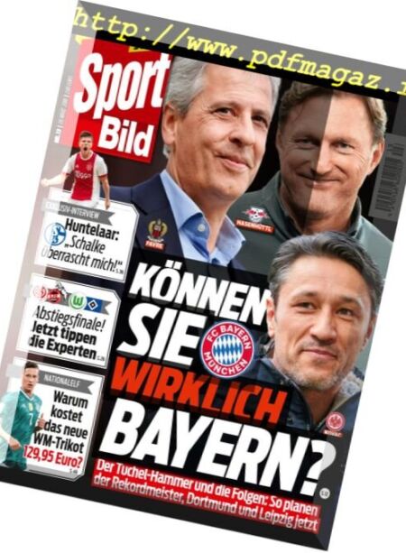 Sport Bild – 28 Marz 2018 Cover