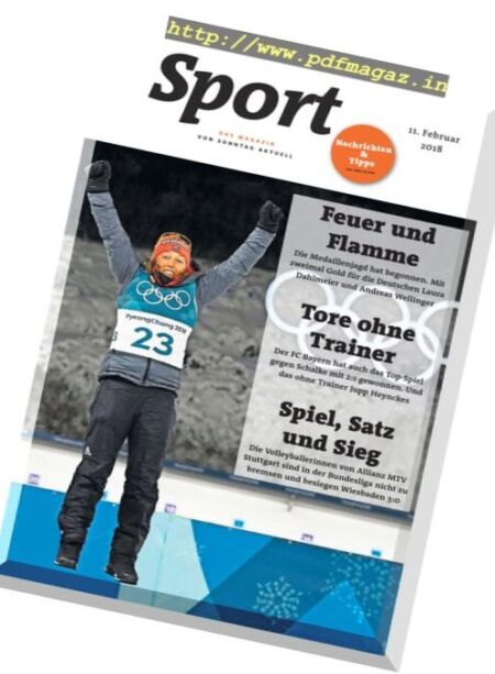 Sport Magazin – 11 Februar 2018 Cover