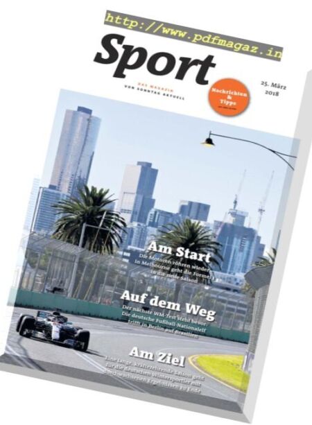 Sport Magazin – 25 Marz 2018 Cover