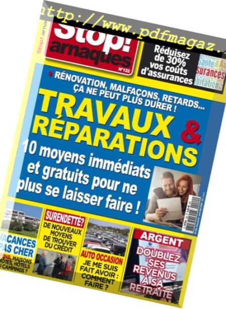 Stop Arnaques – mars-avril 2018 Cover