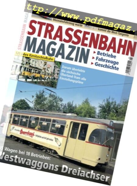 Strassenbahn Magazin – Mai 2018 Cover
