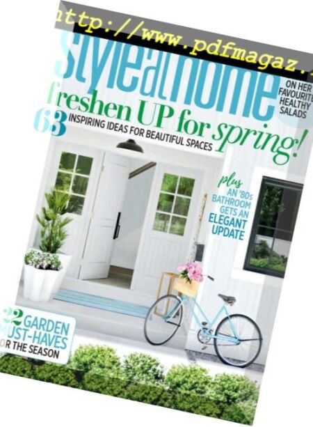 Style at Home Canada – May 2018 Cover
